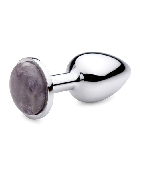 Booty Sparks Gemstones Amethyst Gem Anal Plug - Small