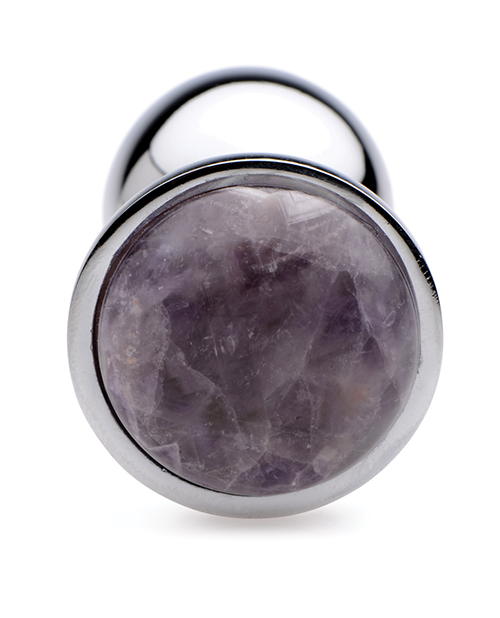 Booty Sparks Gemstones Amethyst Gem Anal Plug - Small