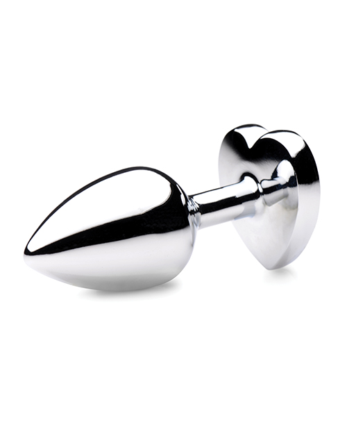 Booty Sparks Gemstones Turquoise Heart Anal Plug - Small