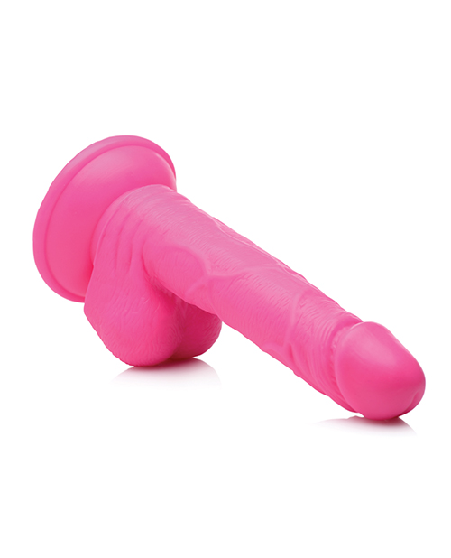 Pop Peckers 6.5" Dildo w/Balls - Pink