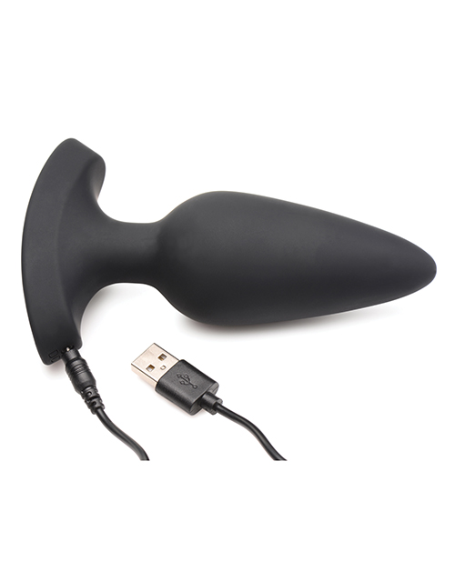 Booty Sparks Laser Heart Anal Plug w/Remote - Large