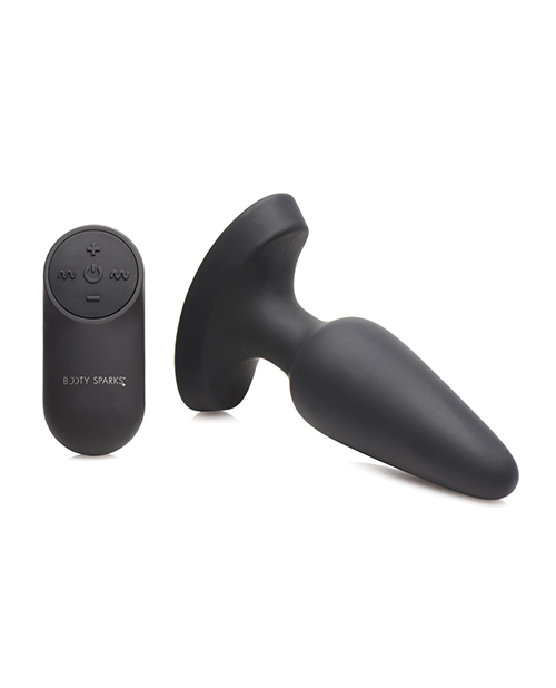 Booty Sparks Laser Heart Anal Plug w/Remote - Medium