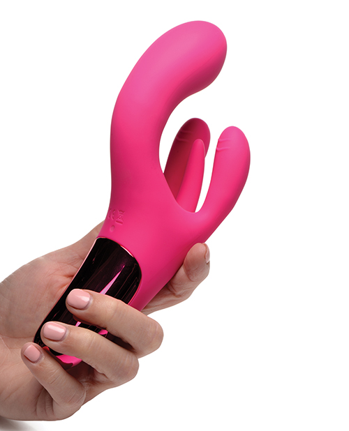 Bang! 10X Triple Rabbit Vibrator - Pink