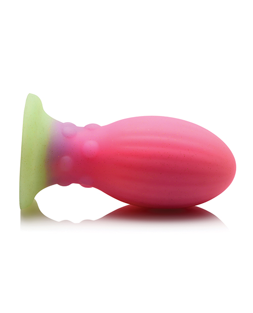 Creature Cocks Glow in the Dark Xeno Silicone Egg - Large Multi Color