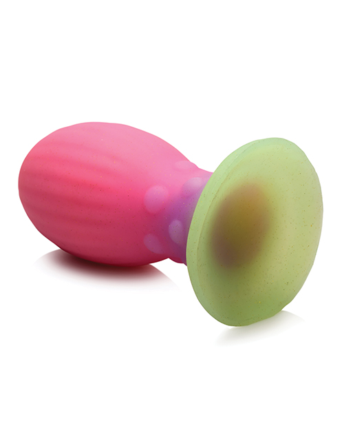 Creature Cocks Glow in the Dark Xeno Silicone Egg - Large Multi Color