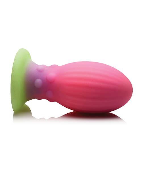 Creature Cocks Glow in the Dark Xeno Silicone Egg - XL Multi Color