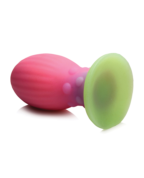 Creature Cocks Glow in the Dark Xeno Silicone Egg - XL Multi Color