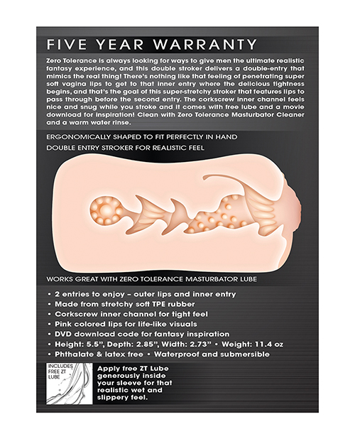 Zero Tolerance X-Treme Entry Stroker - Light